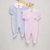 Macacão Algodão Pima - Urso Cachecol